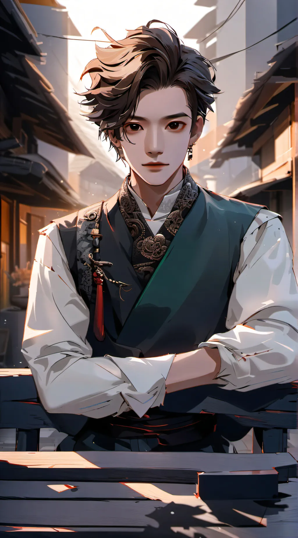 ai character: Max background