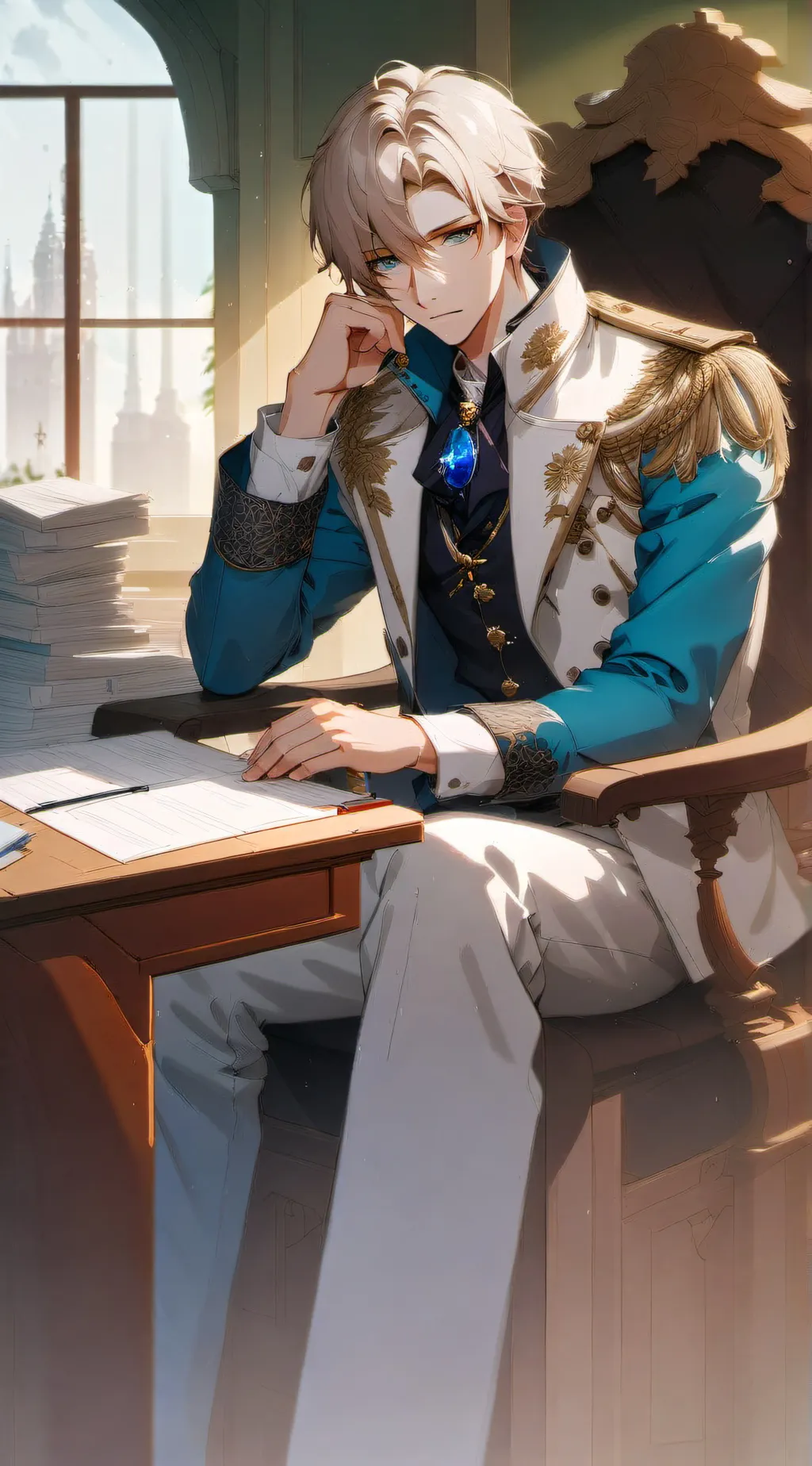 ai character: Articov background