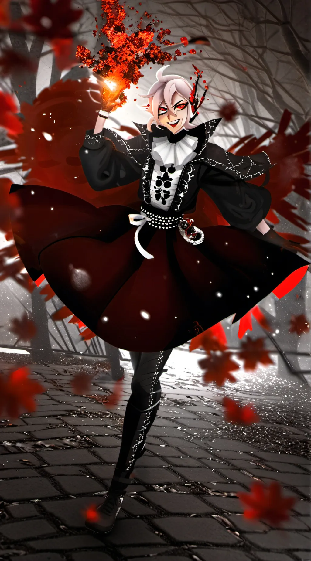 ai character: let out ur rage background