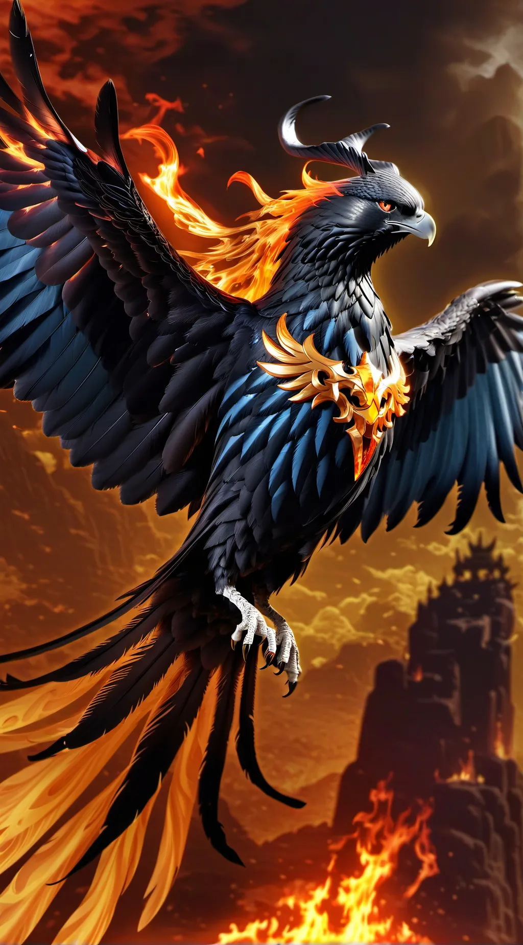 ai character: shadow background