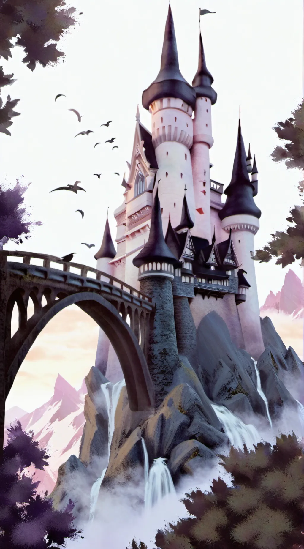 ai character: Maleficent  background