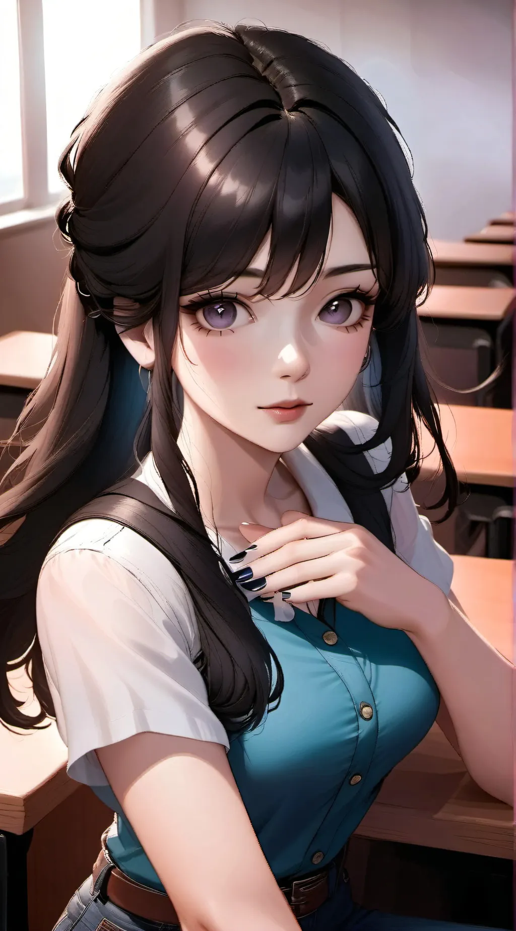 ai character: Abby background