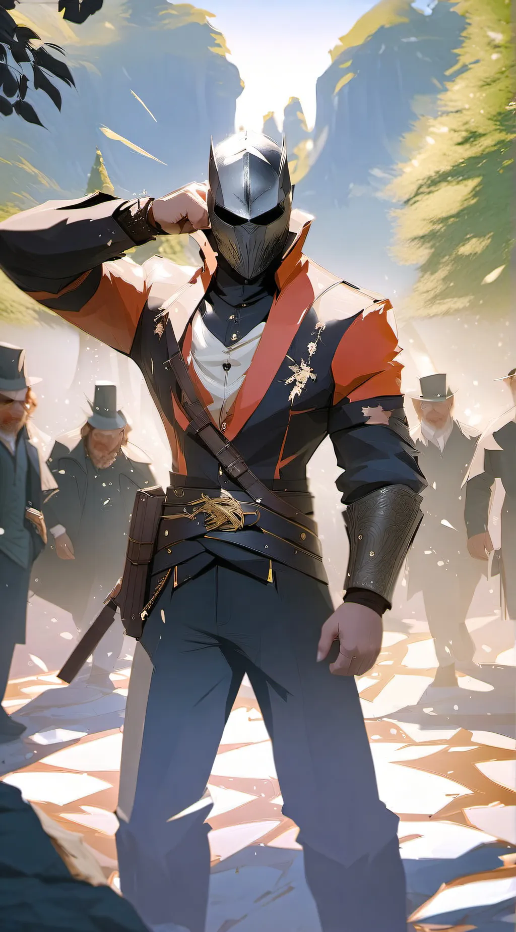 ai character: ash background