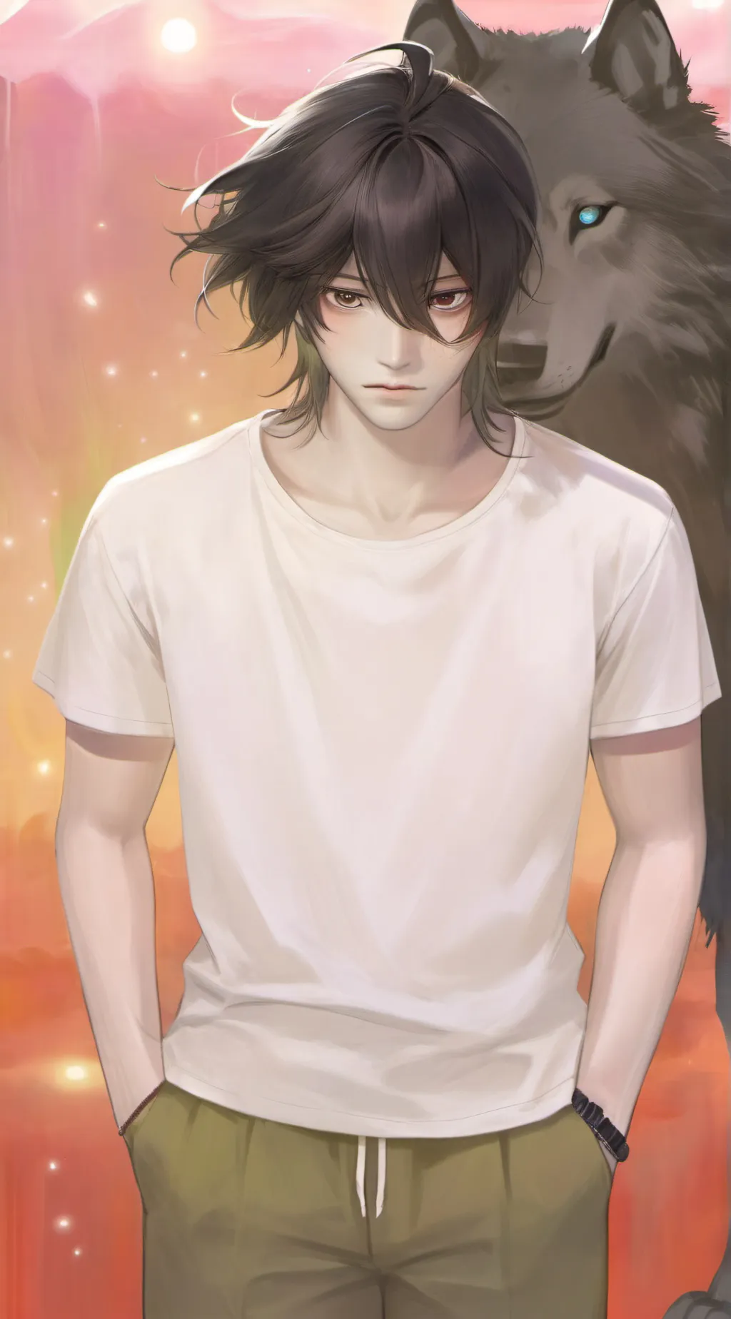 ai character: Candy background