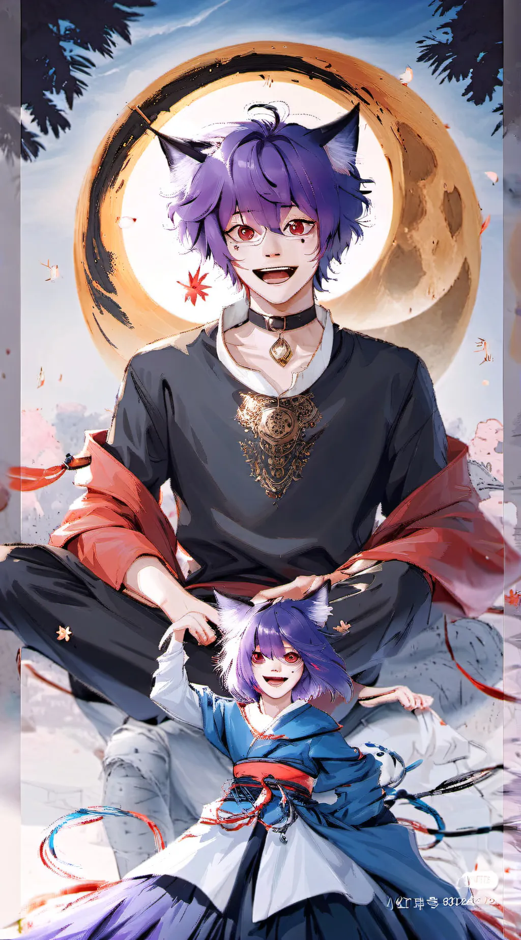 ai character: human Catnap background