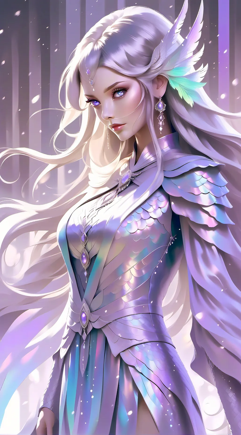 ai character: Maple background