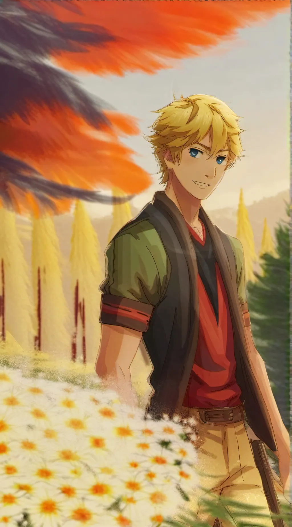 ai character: Will Solace  background