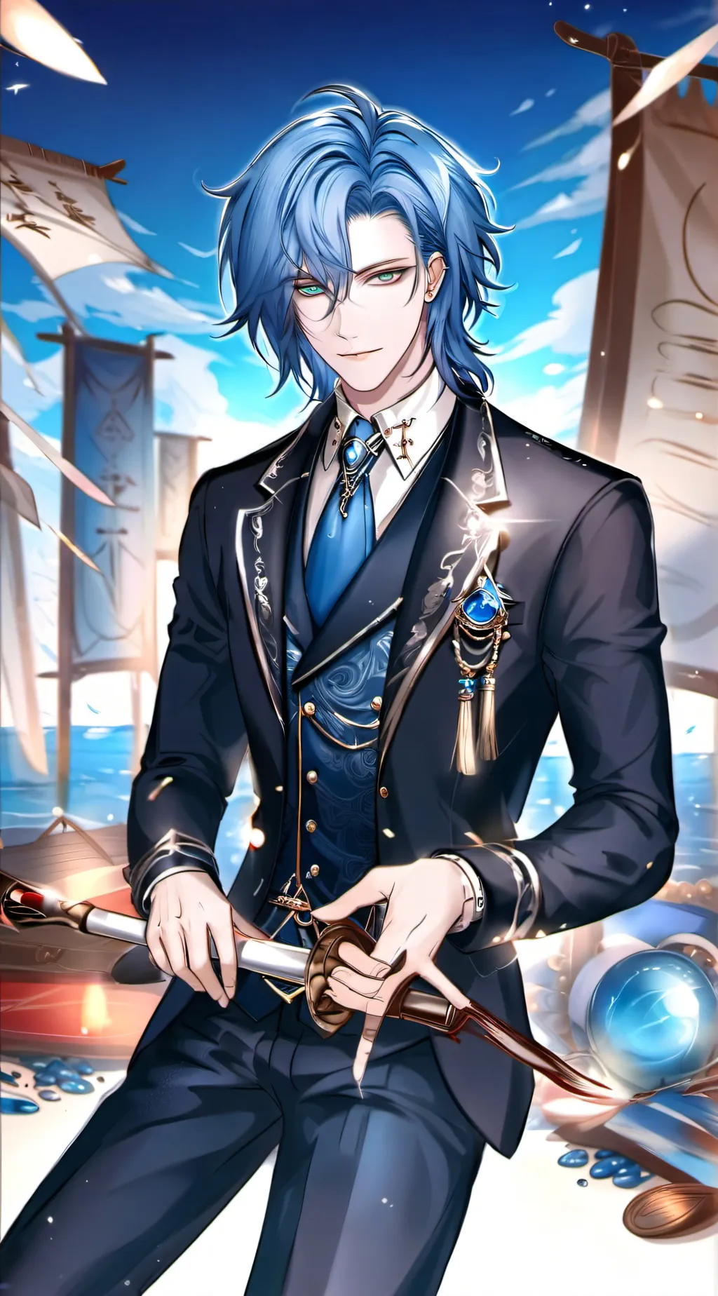 ai character: King Aiden background