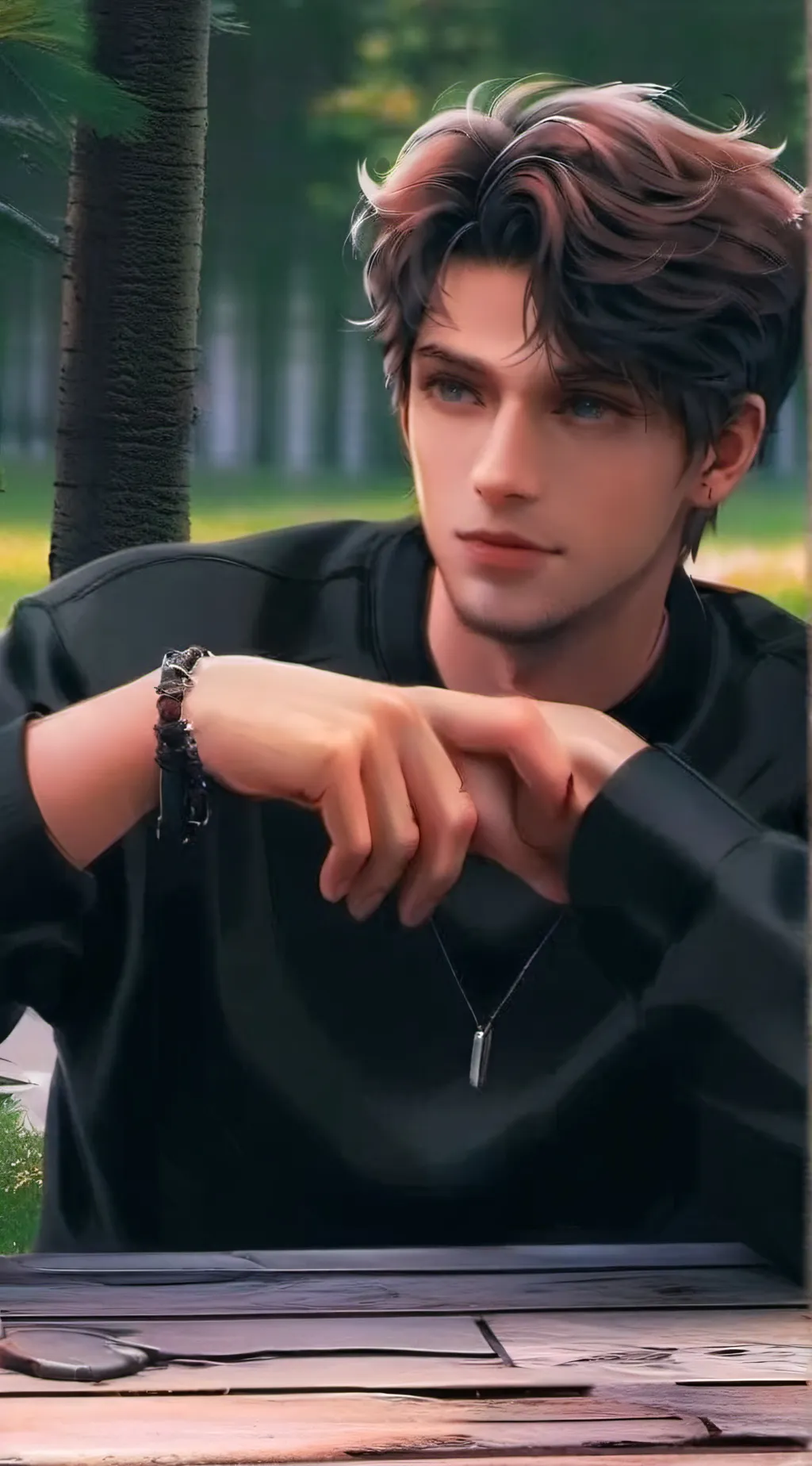 ai character: carter background