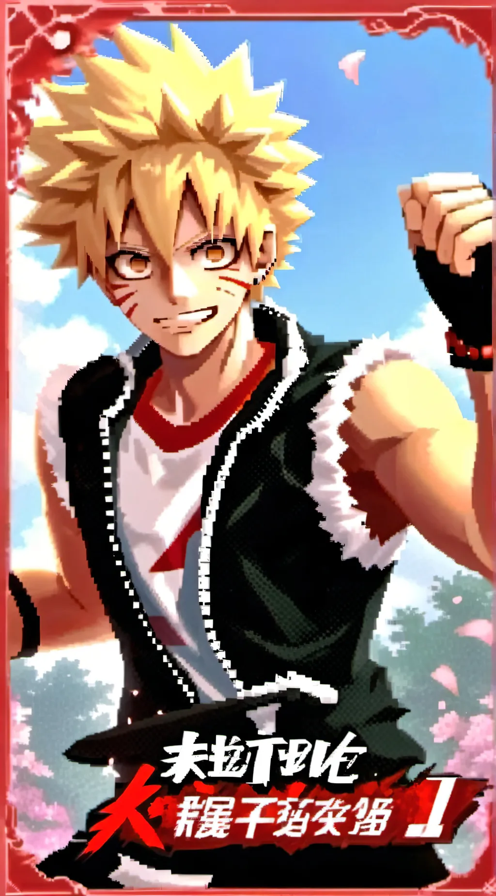 ai character: Bakugo background