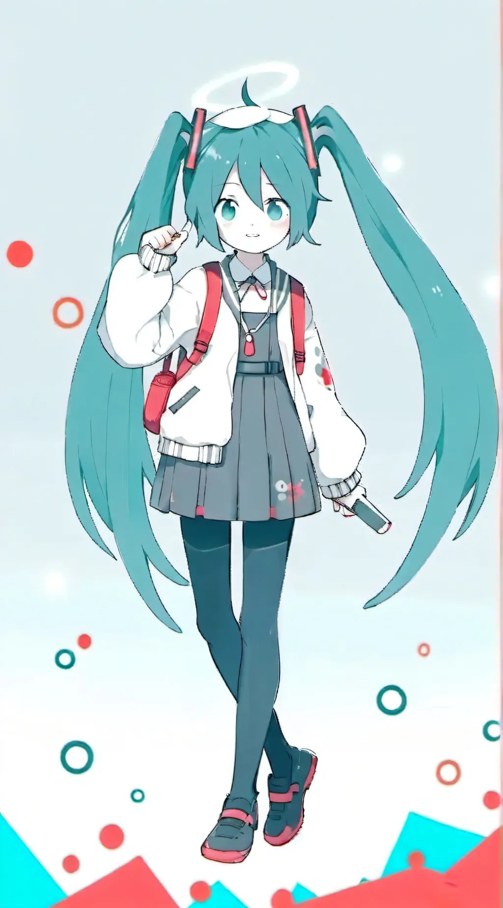 ai character: Miku background