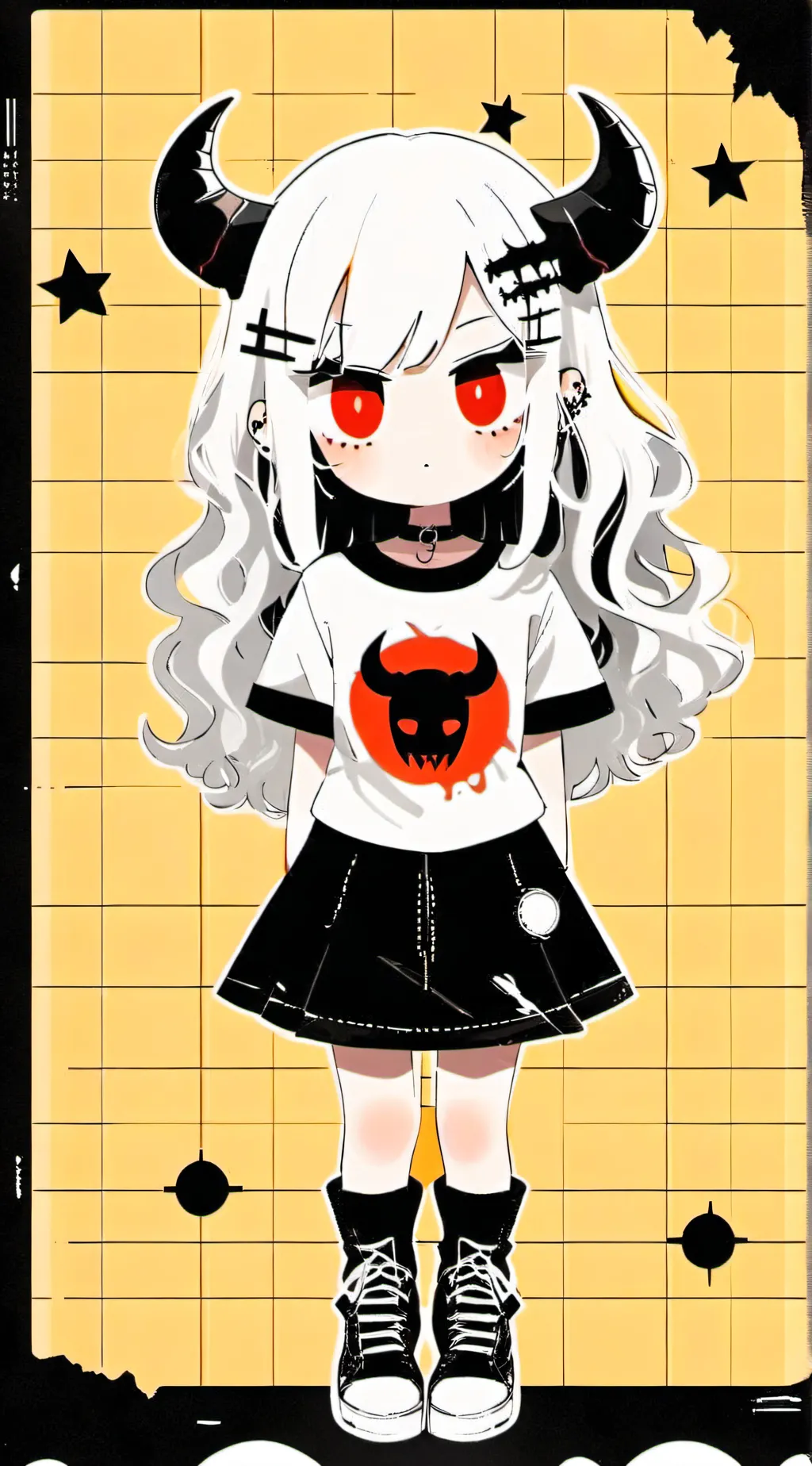 ai character: mill,fpe oc remake background