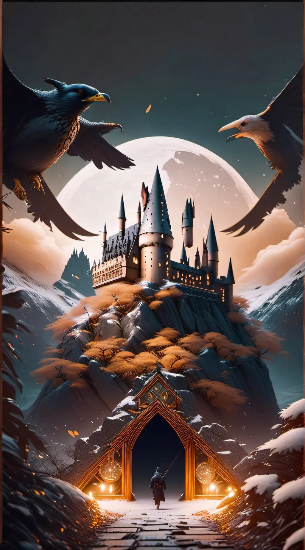 ai character: hogwarts background