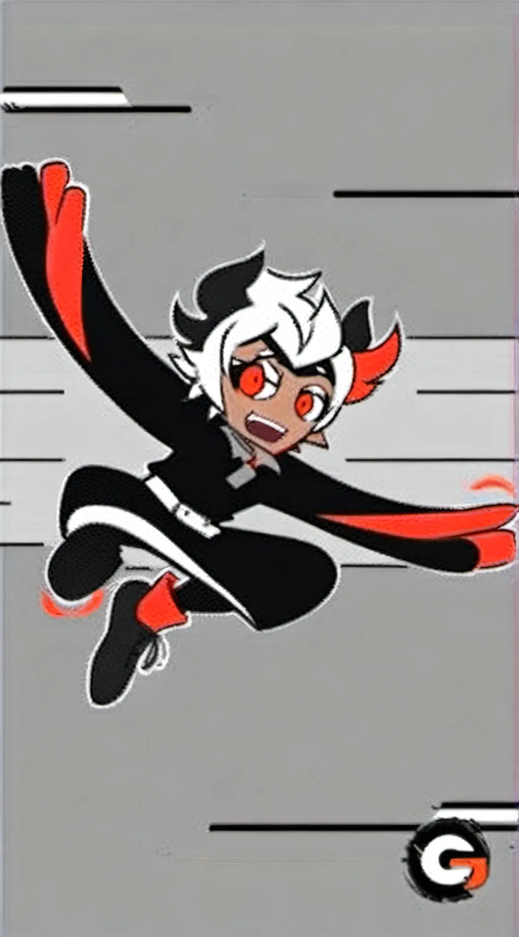 ai character: moxxie xd xd xd background