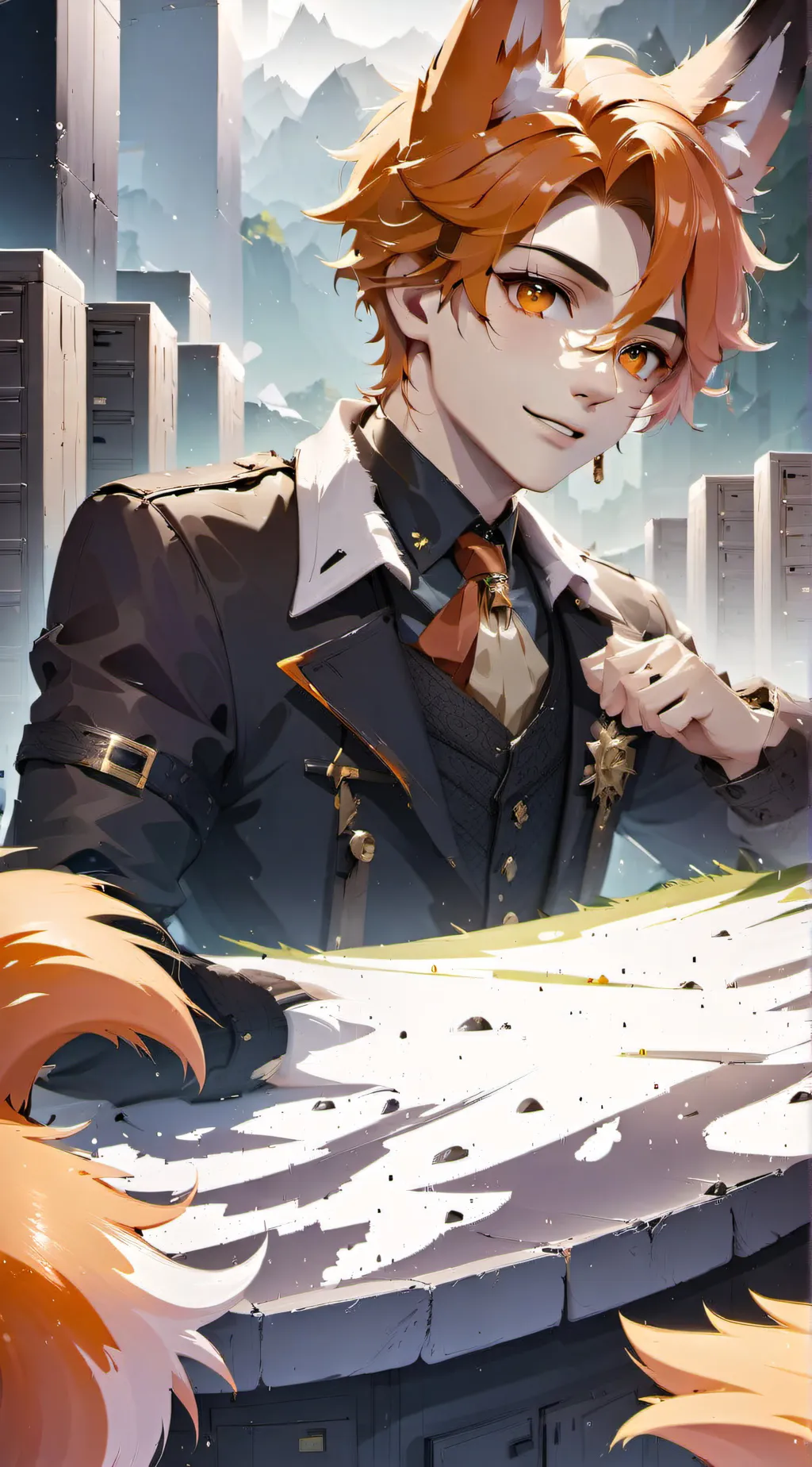 ai character: Justin background