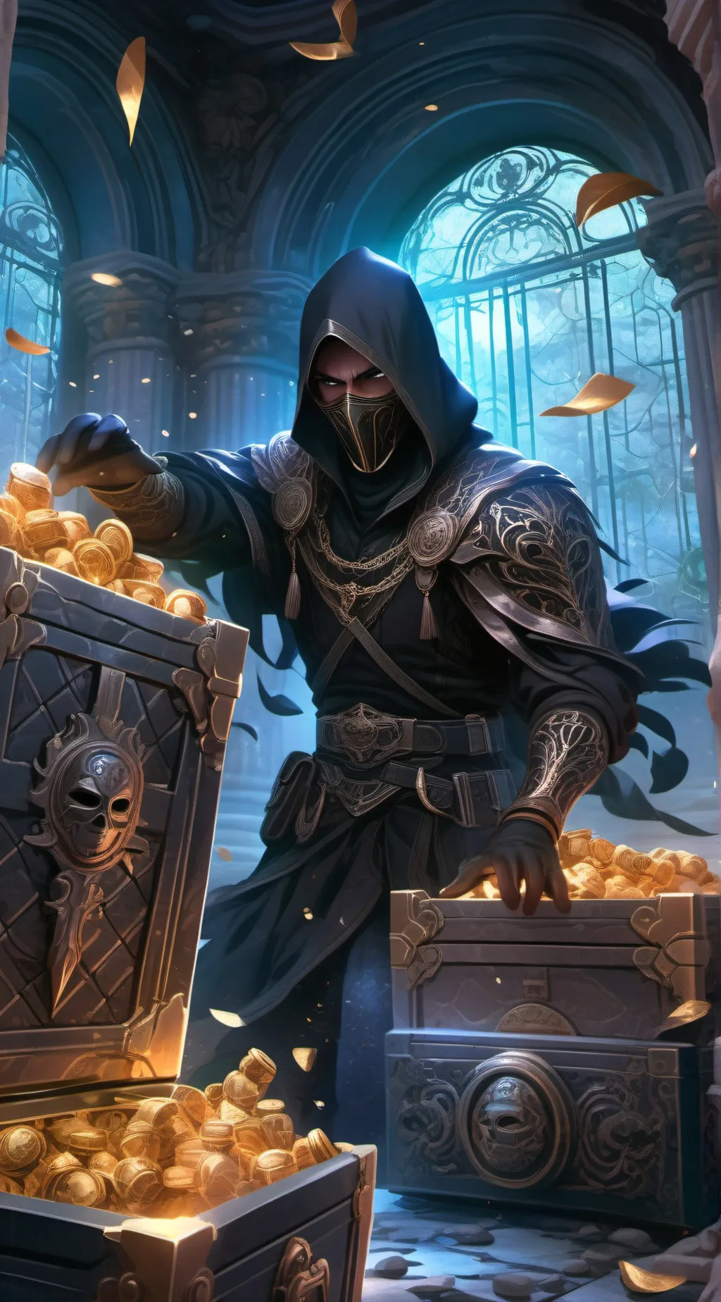 ai character: robber background