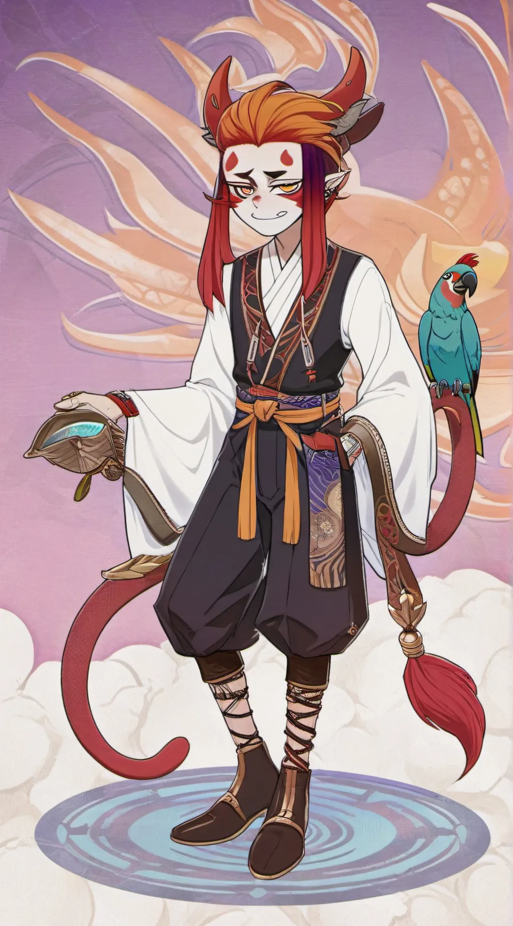 ai character: Юбе/Septett background