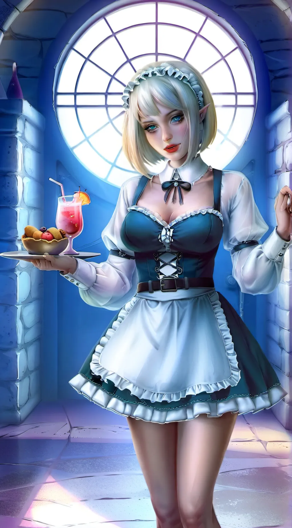 ai character: Dahlia  background