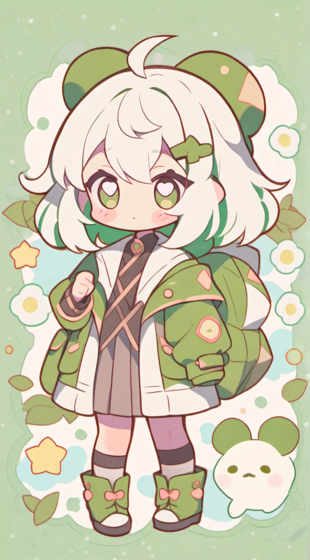 ai character: baby Emily background