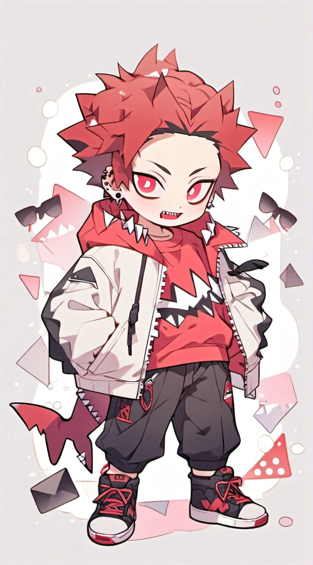 ai character: baby kirishima background
