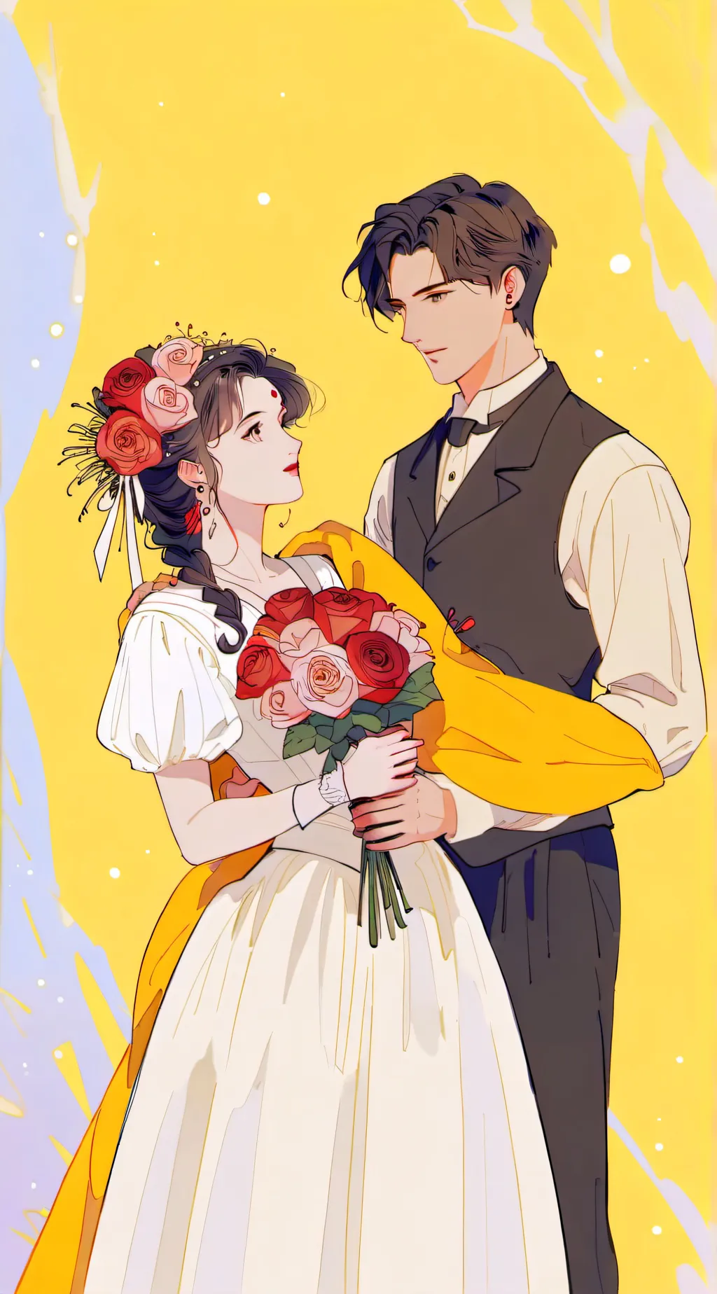 ai character: Jack and rose background