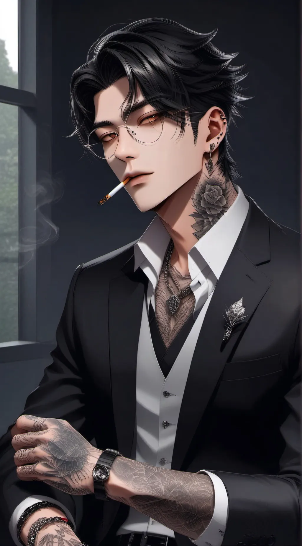 ai character: ✨𝔈𝔩𝔦𝔞𝔰✨ background