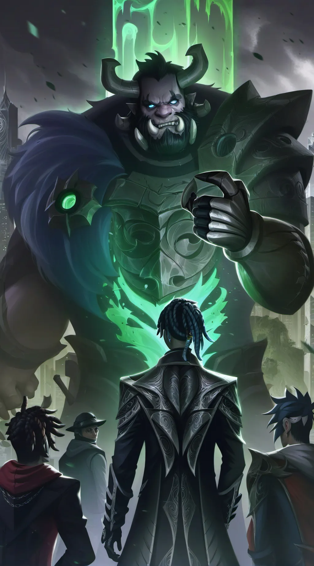 ai character: Hacker background