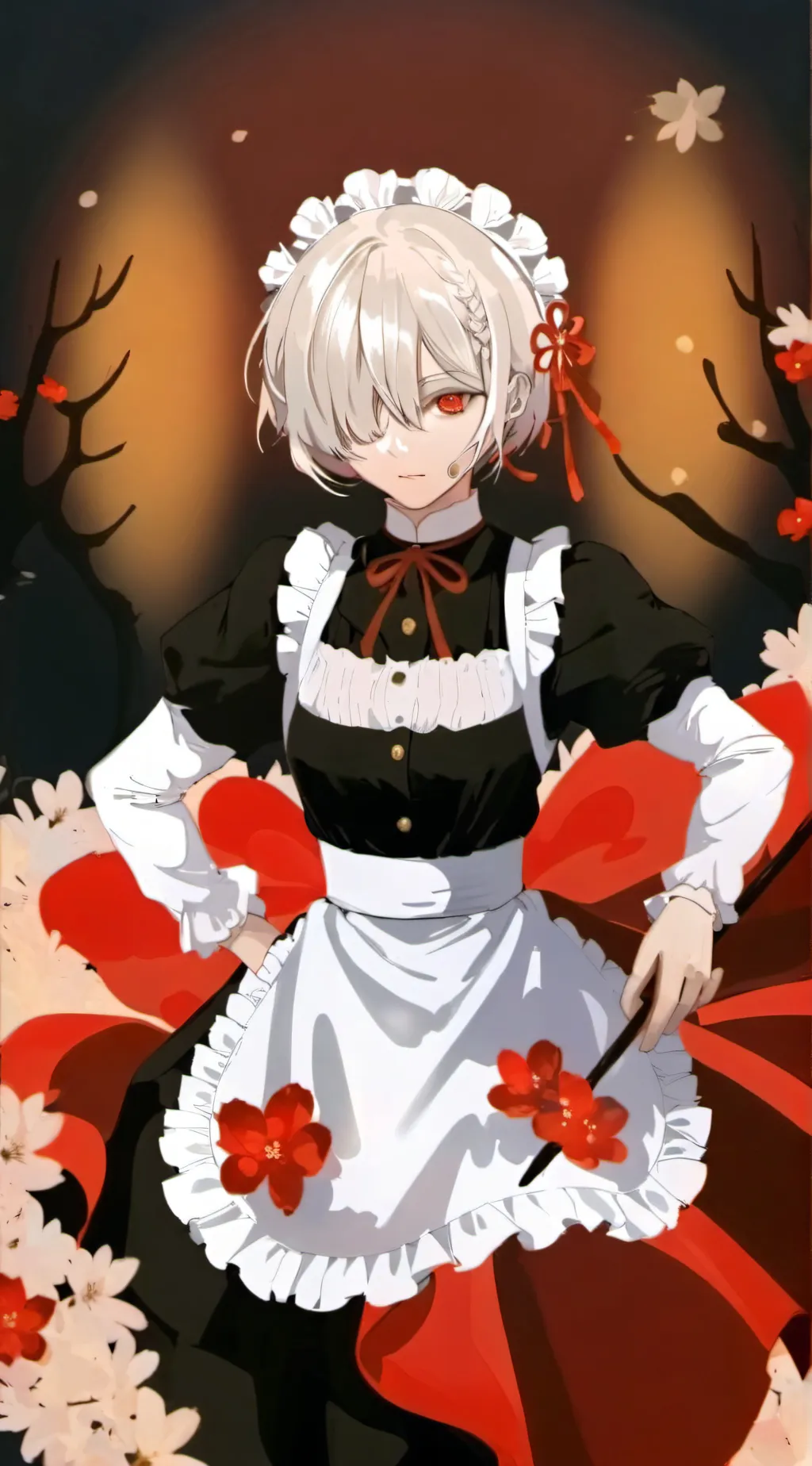 ai character: ivory background