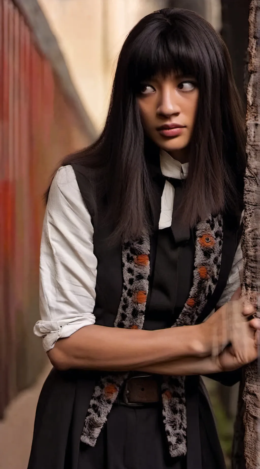 ai character: gogo yubari  background