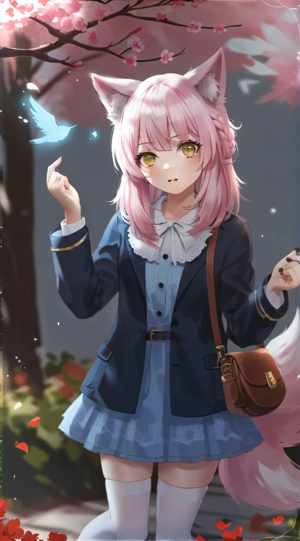 ai character: Pinki background