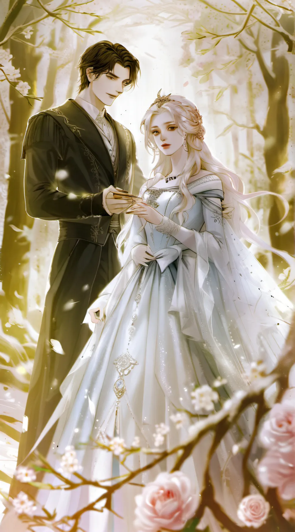 ai character: Yule Ball background