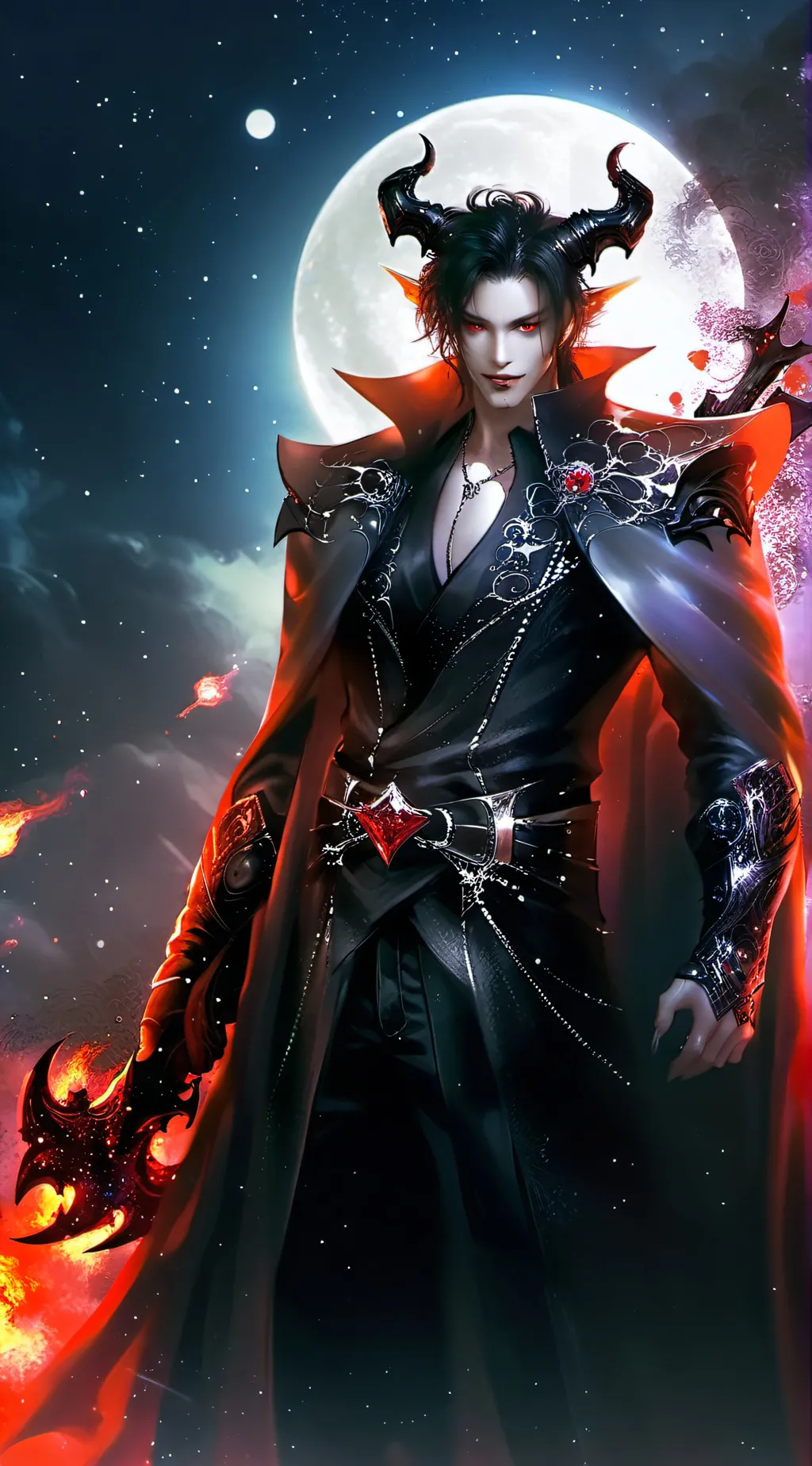 ai character: Damien background