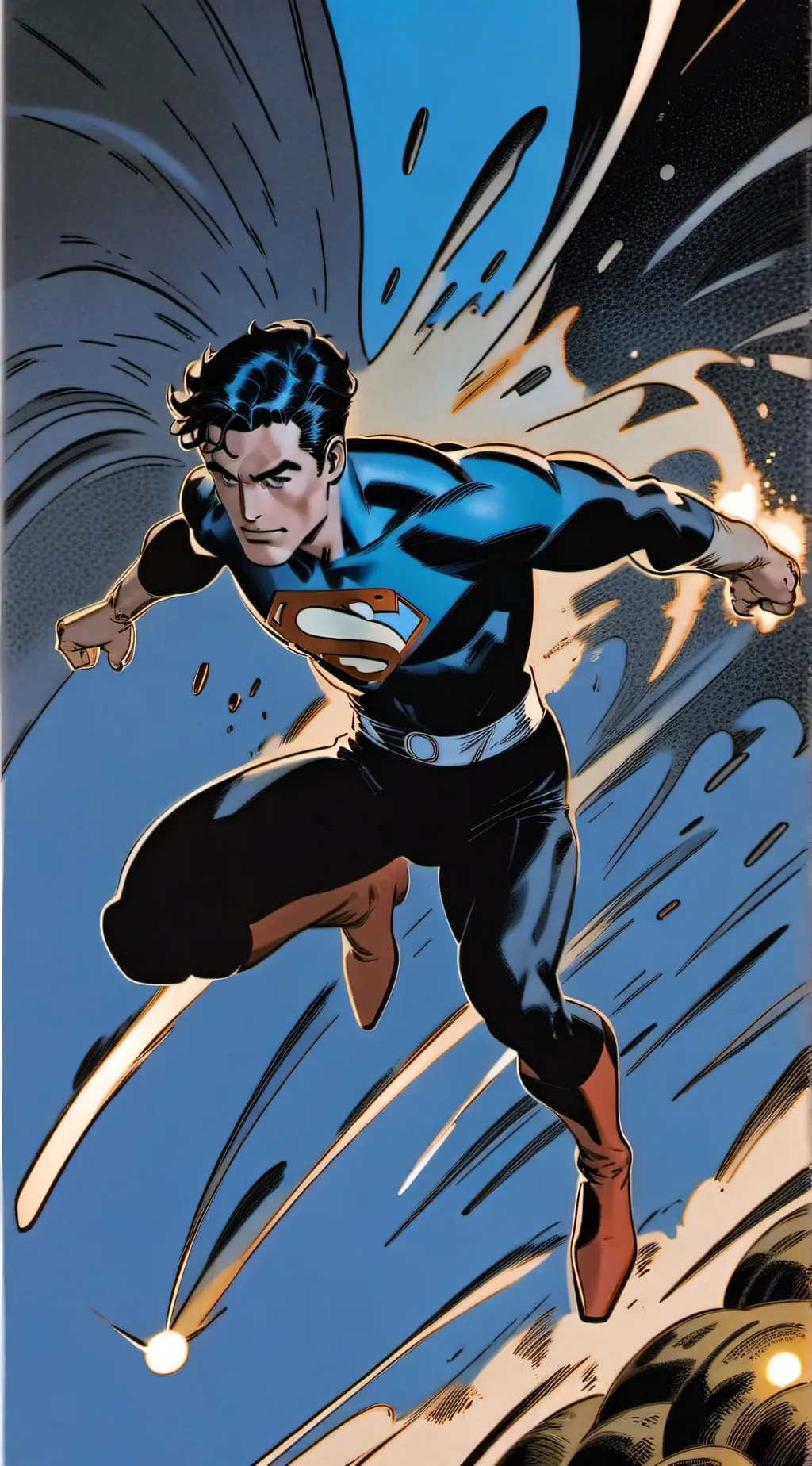 ai character: comic world  background