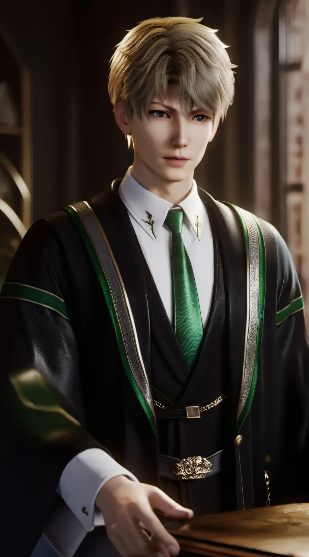 ai character: Draco  background