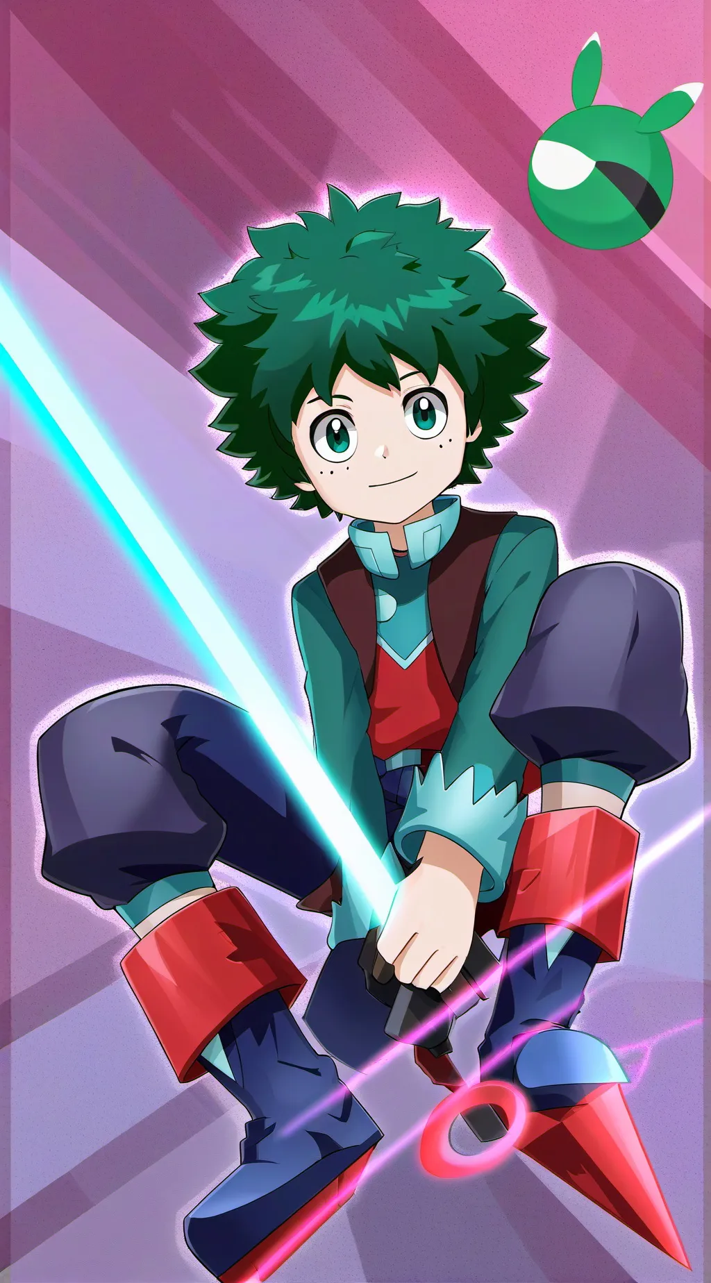 ai character: abusive All Might background