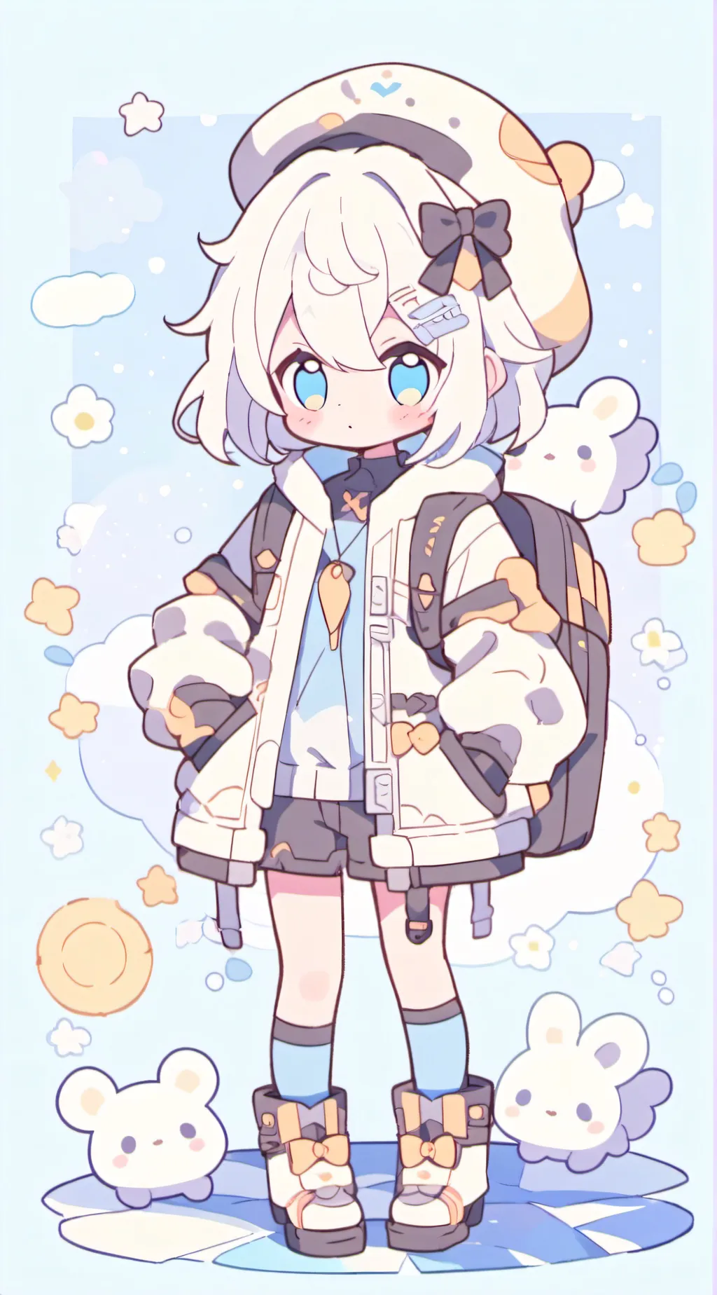 ai character: Zoey  background