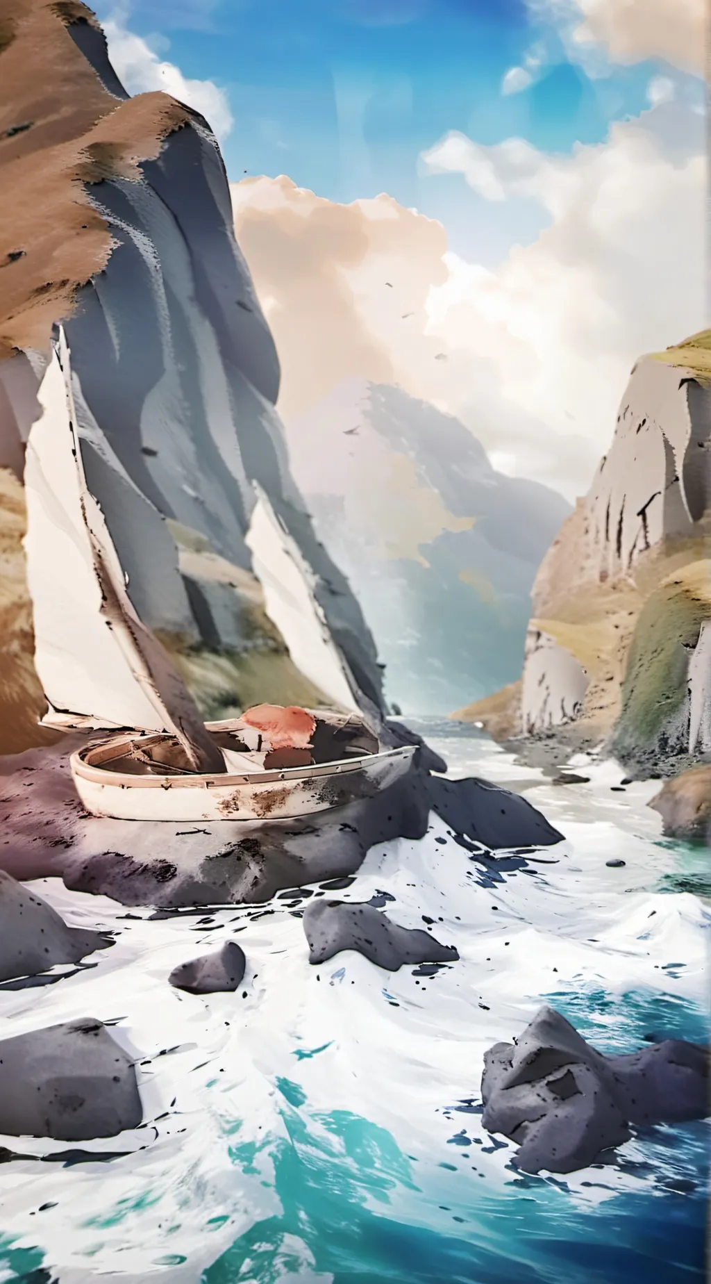 ai character: BFDI background