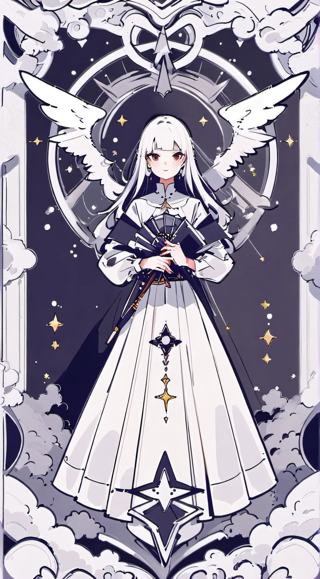 ai character: Angel background