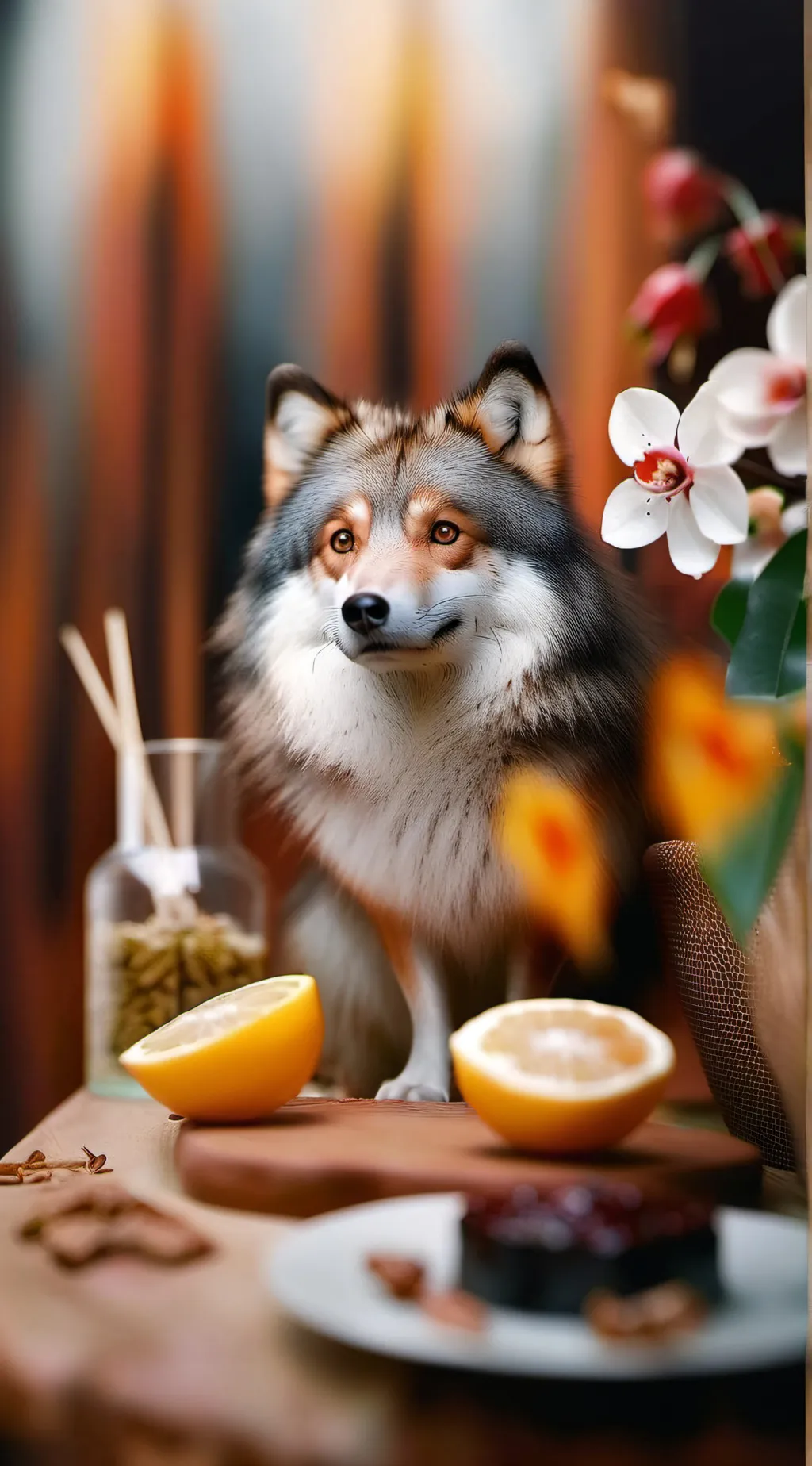 ai character: Vanilbean  background