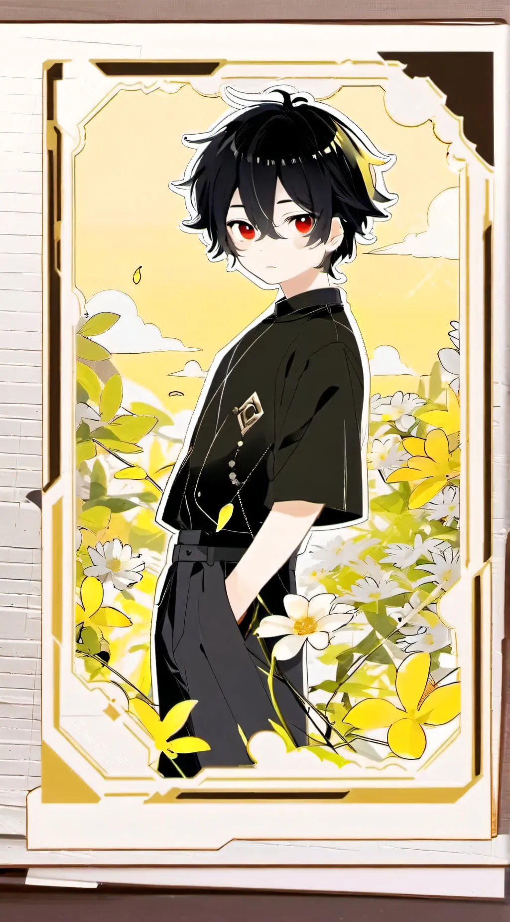 ai character: aizawa(teenager 😧) background