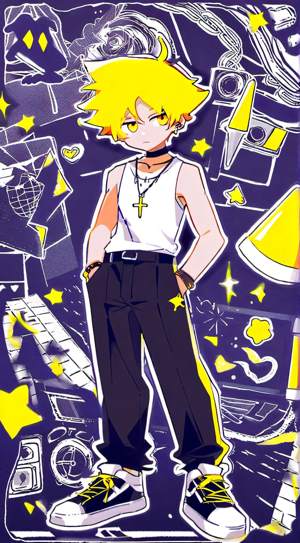 ai character: Arkey background