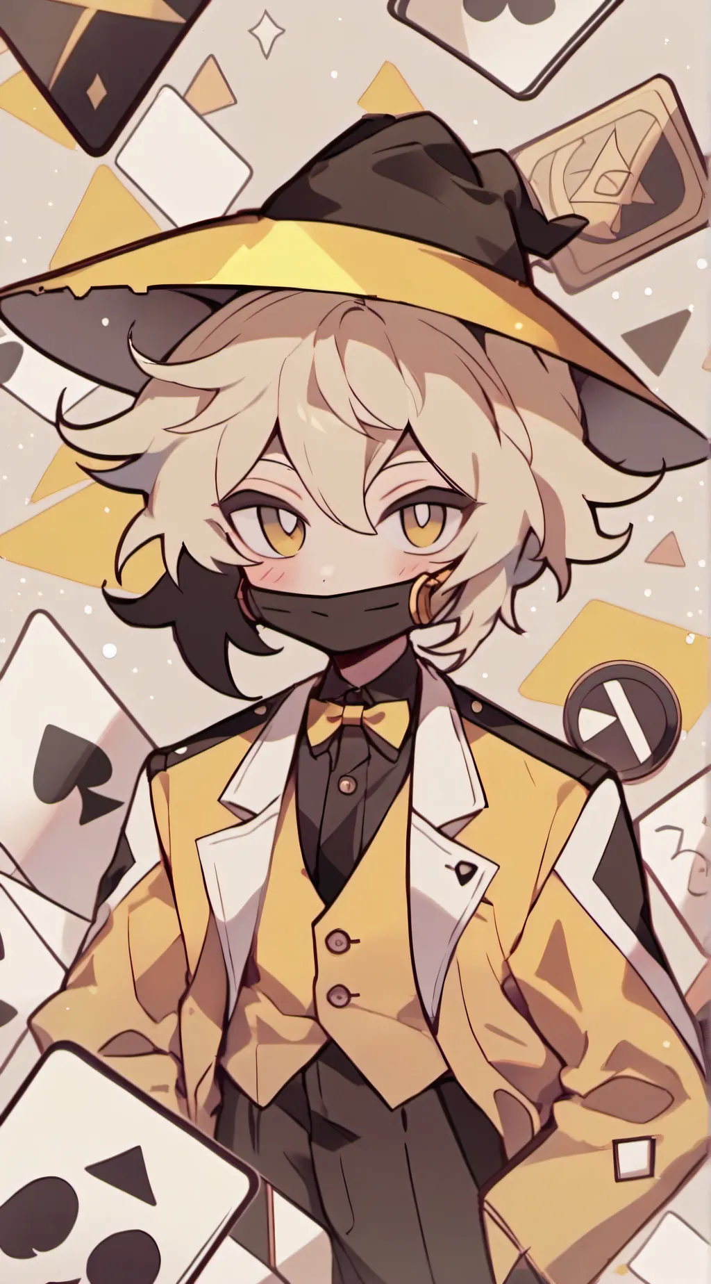 ai character: bill  cipher background