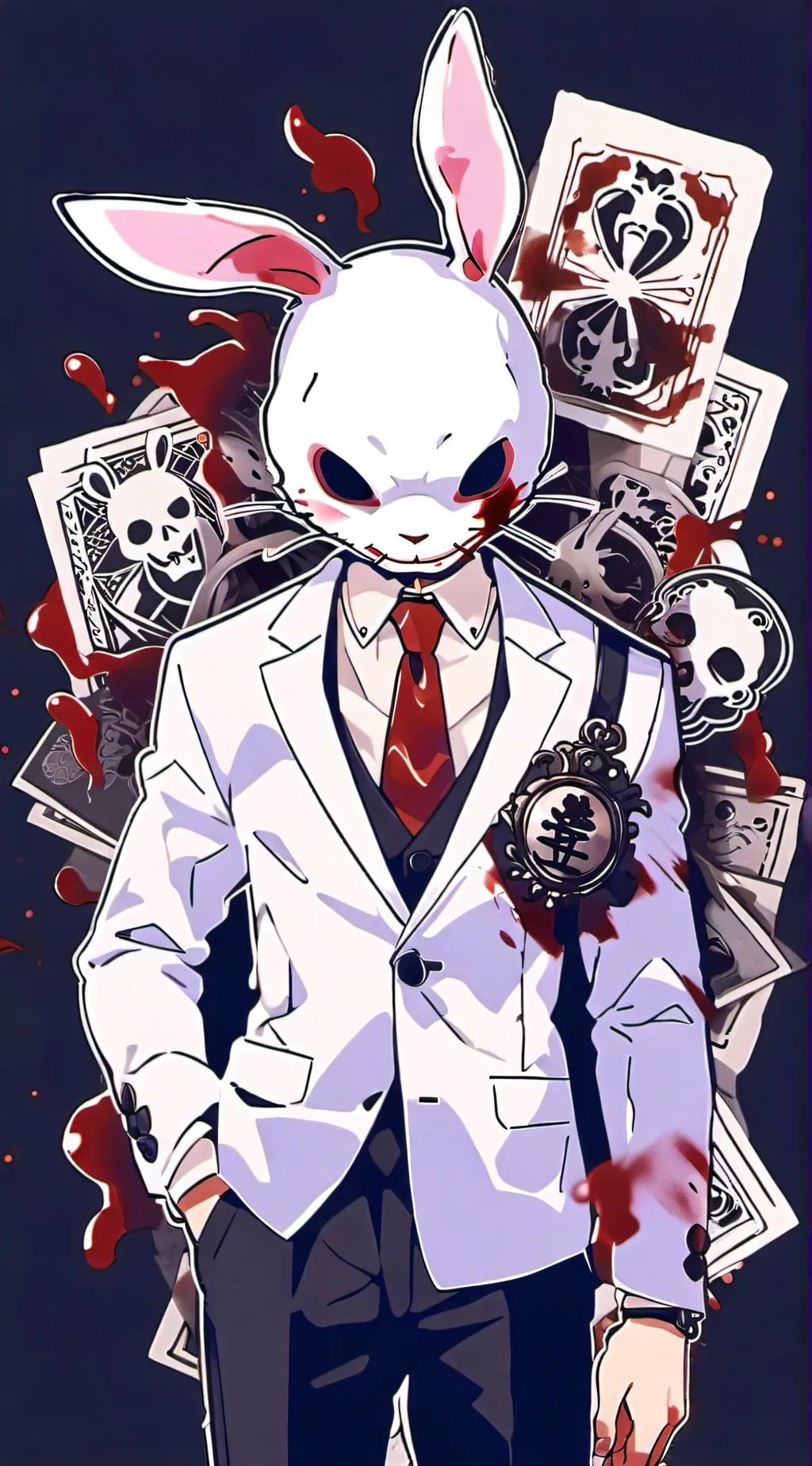 ai character: Bunny rabbit background