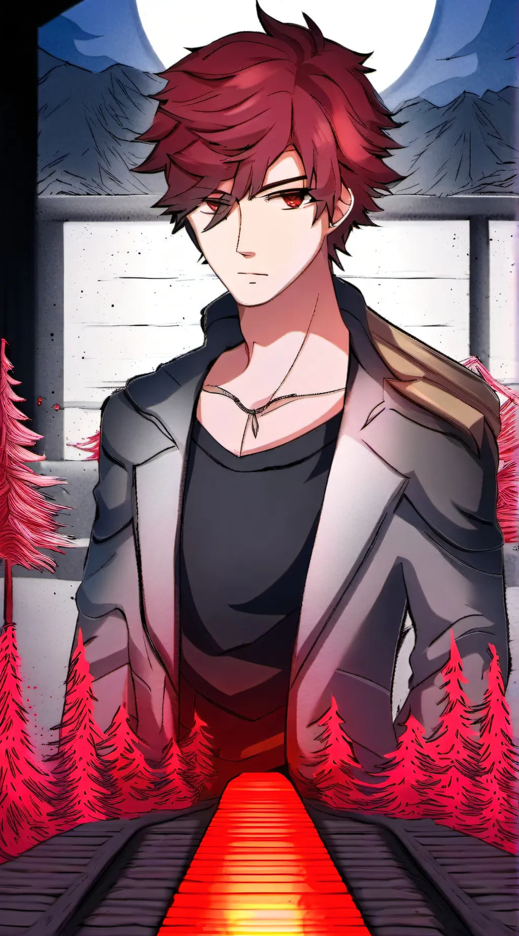 ai character: Eijirou Kirishima background