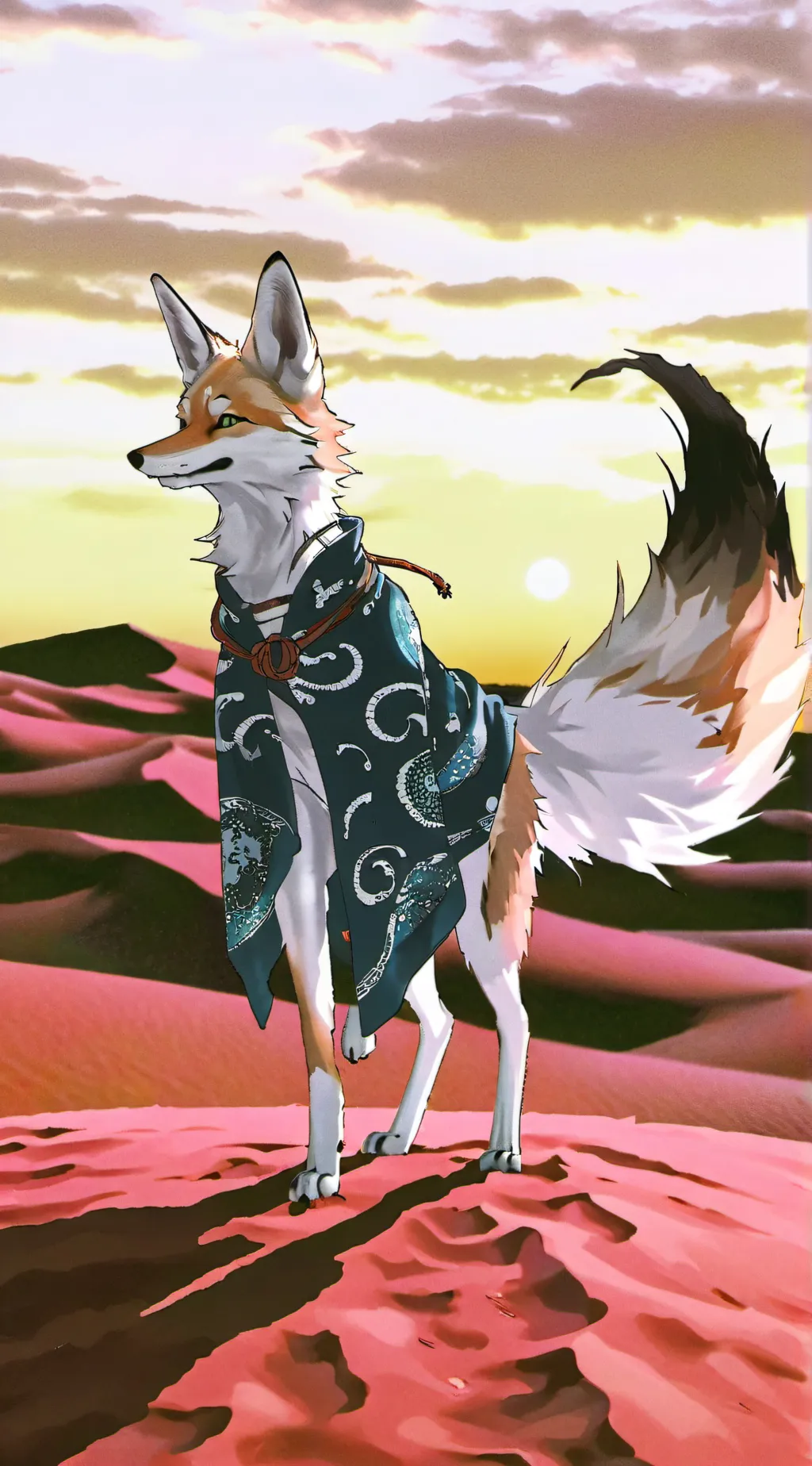 ai character: SM (smiling critt) background