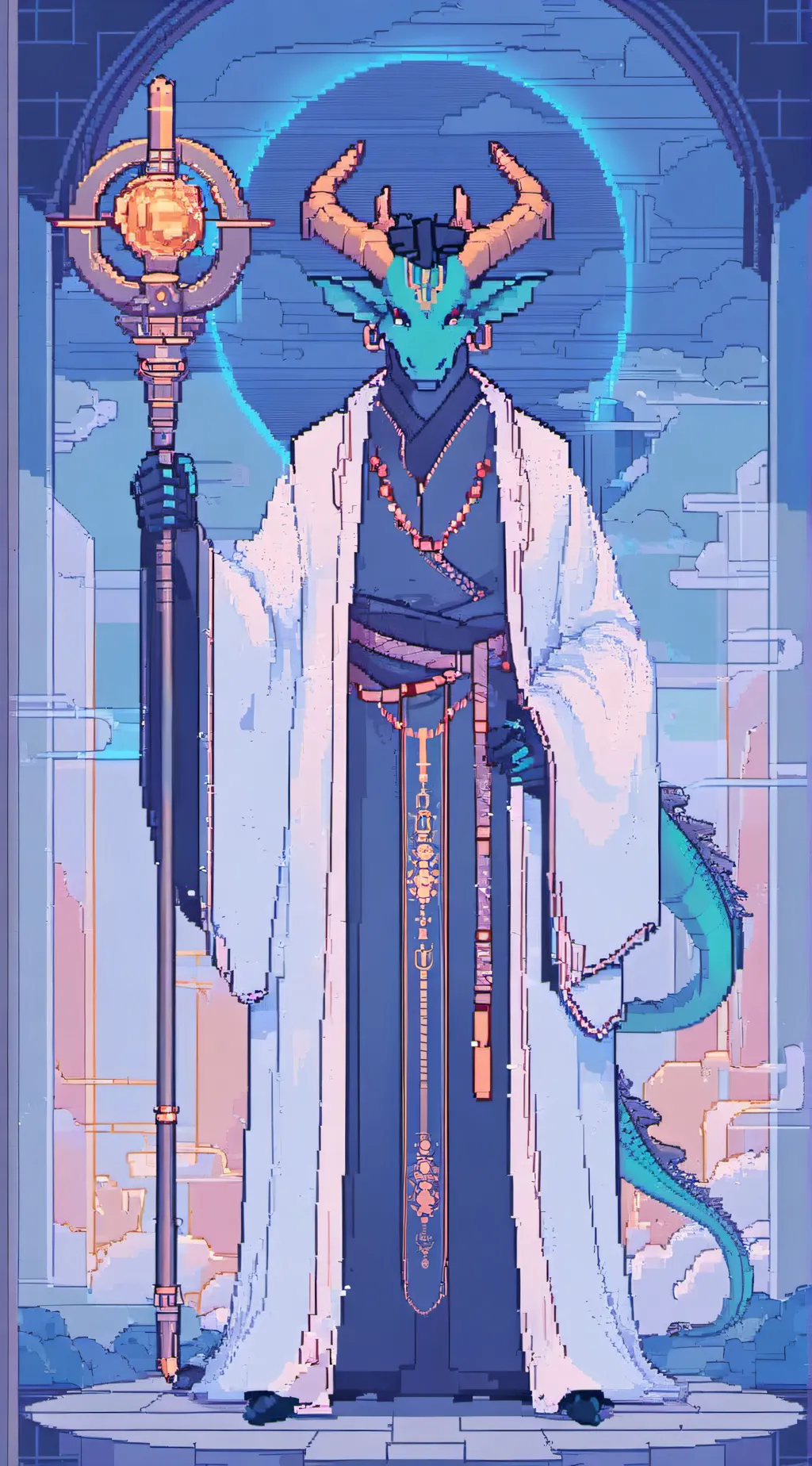 ai character: Neptune background