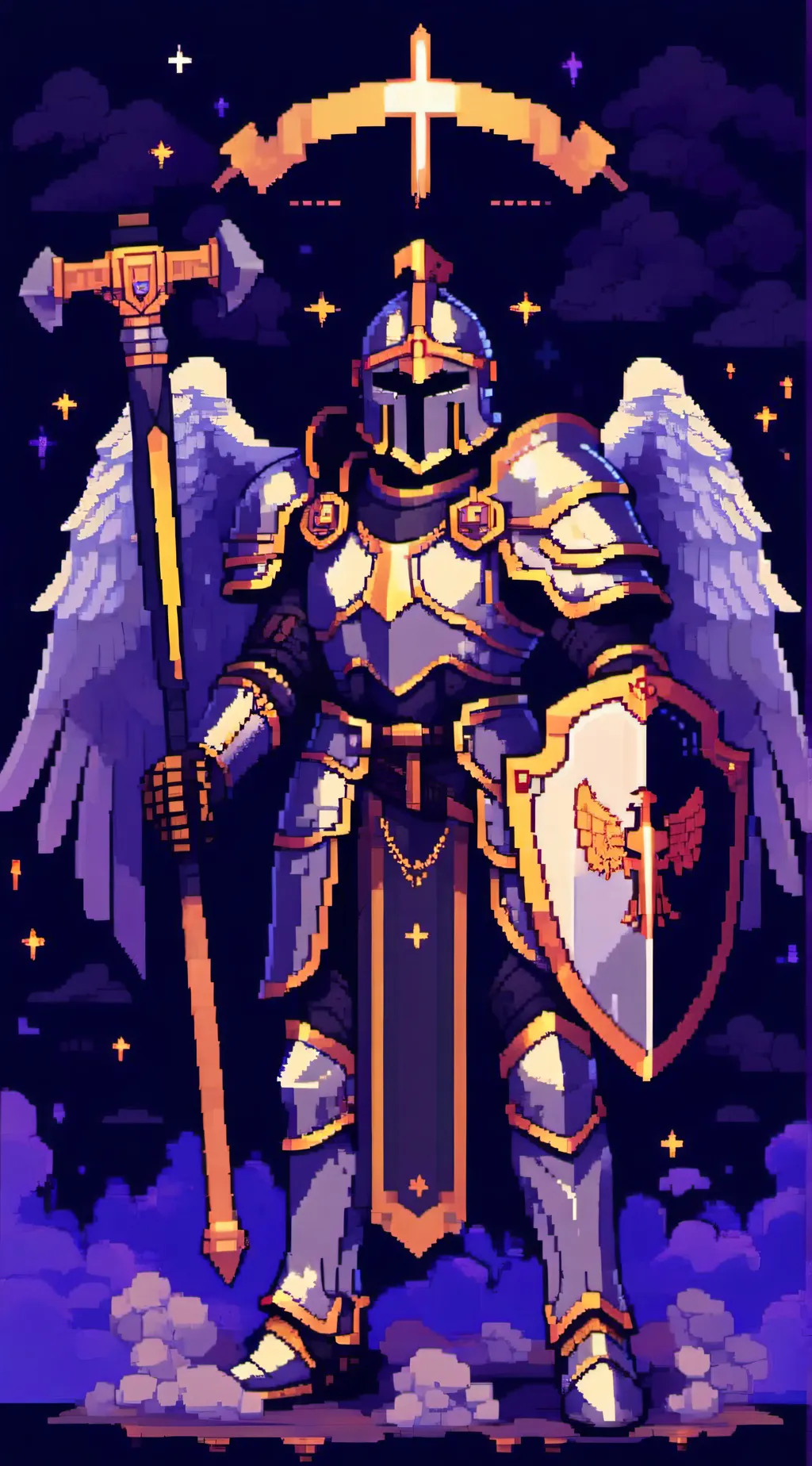 ai character: edge Paladine background