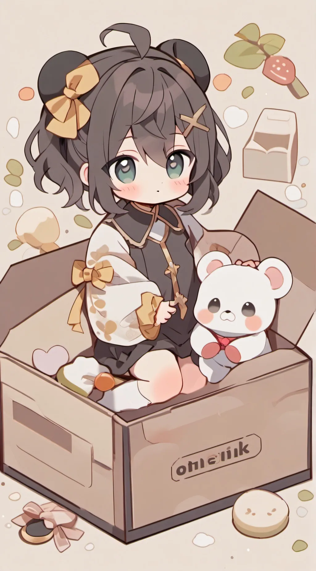 ai character: baby background