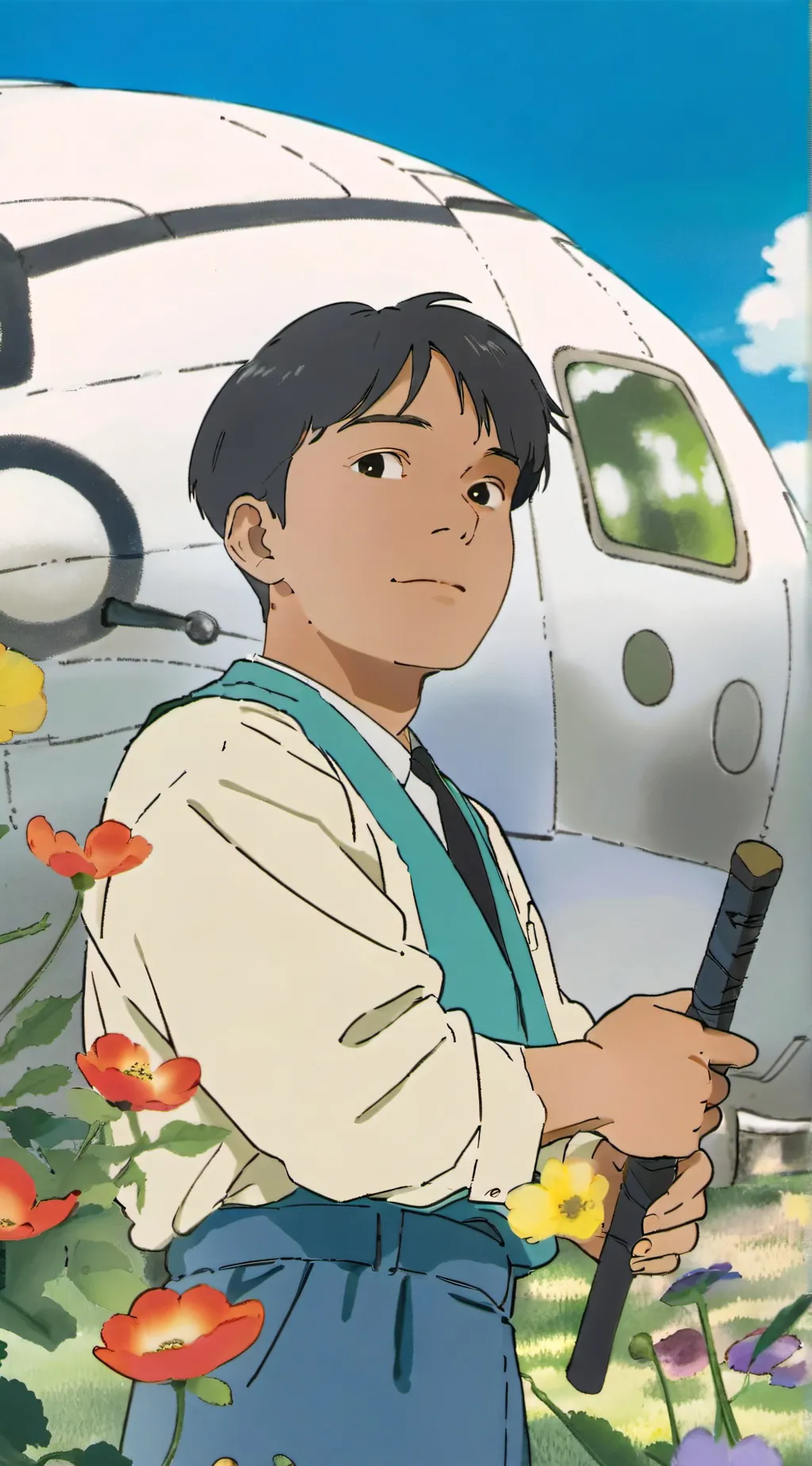 ai character: Balls background