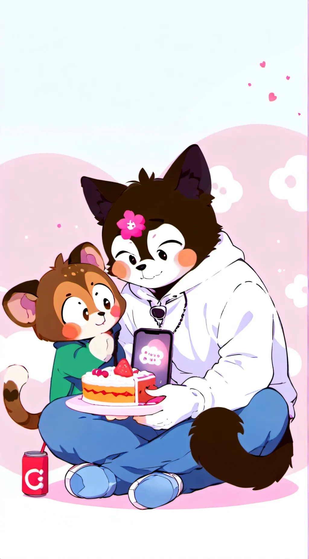 ai character: Sc road trip!￼ background